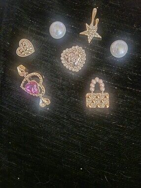 Jibbitz Shoe Charms Bling Gold